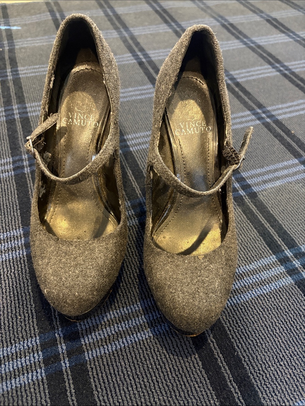Vince Camuto Gray Heels
